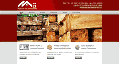 Desktop Screenshot of maderasindustriales.com